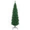 PVC Artificial Slim Pencil Christmas Tree with Metal Stand Ideal for Small Spaces